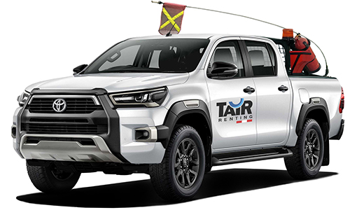 Pickups 4x4 equipadas para minería 